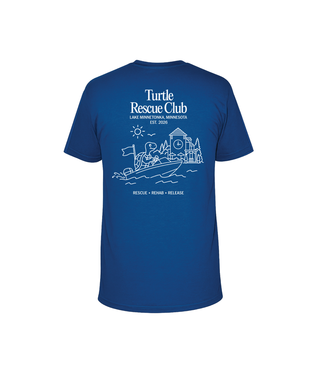 Lake Minnetonka Turtle Rescue Club Adult T-Shirt
