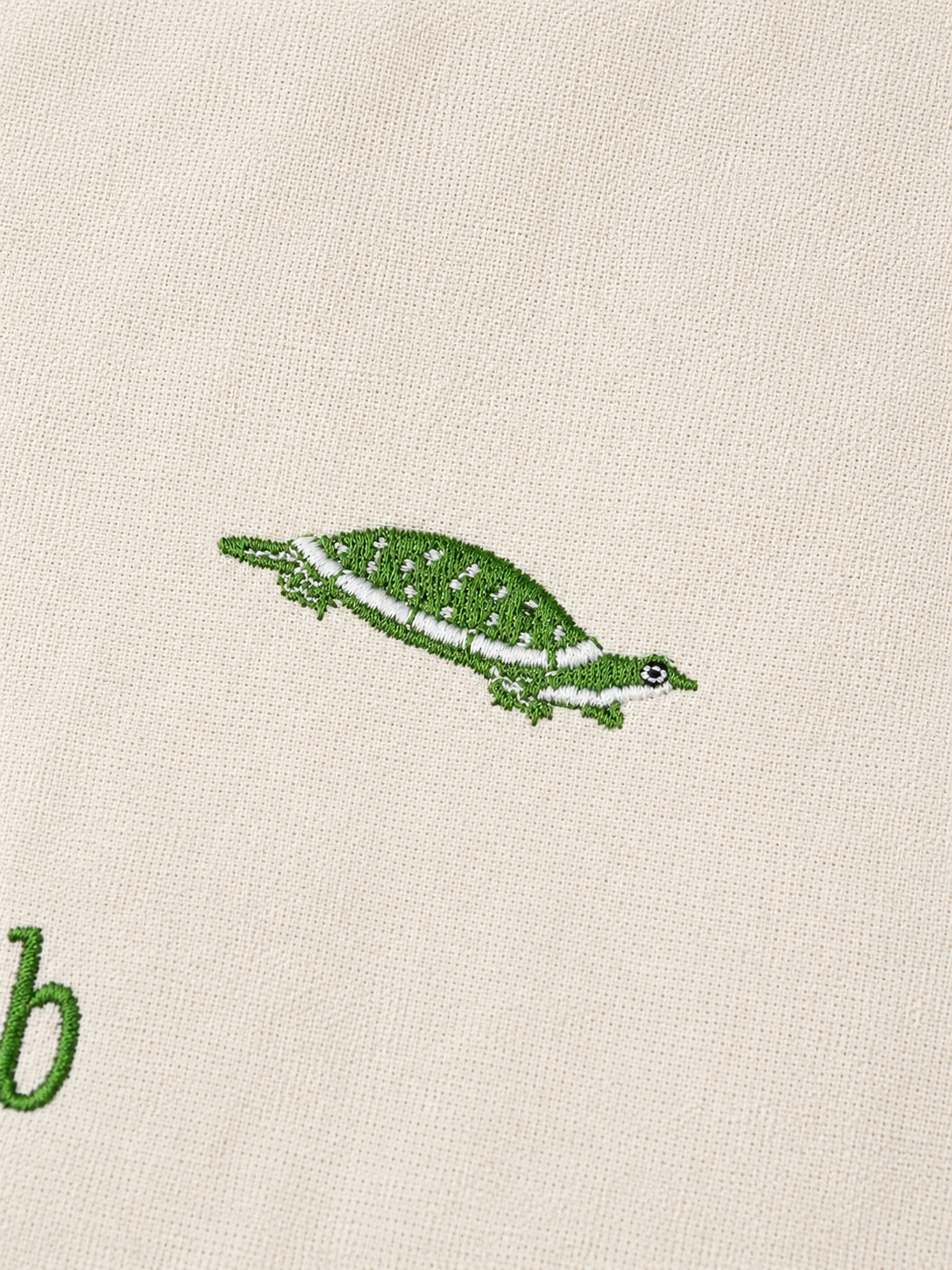 Embroidered Turtle Rescue Club Tote
