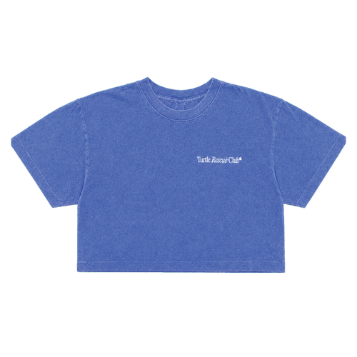 Adult Meet You at the Marsh Crop, Cornflower Blue