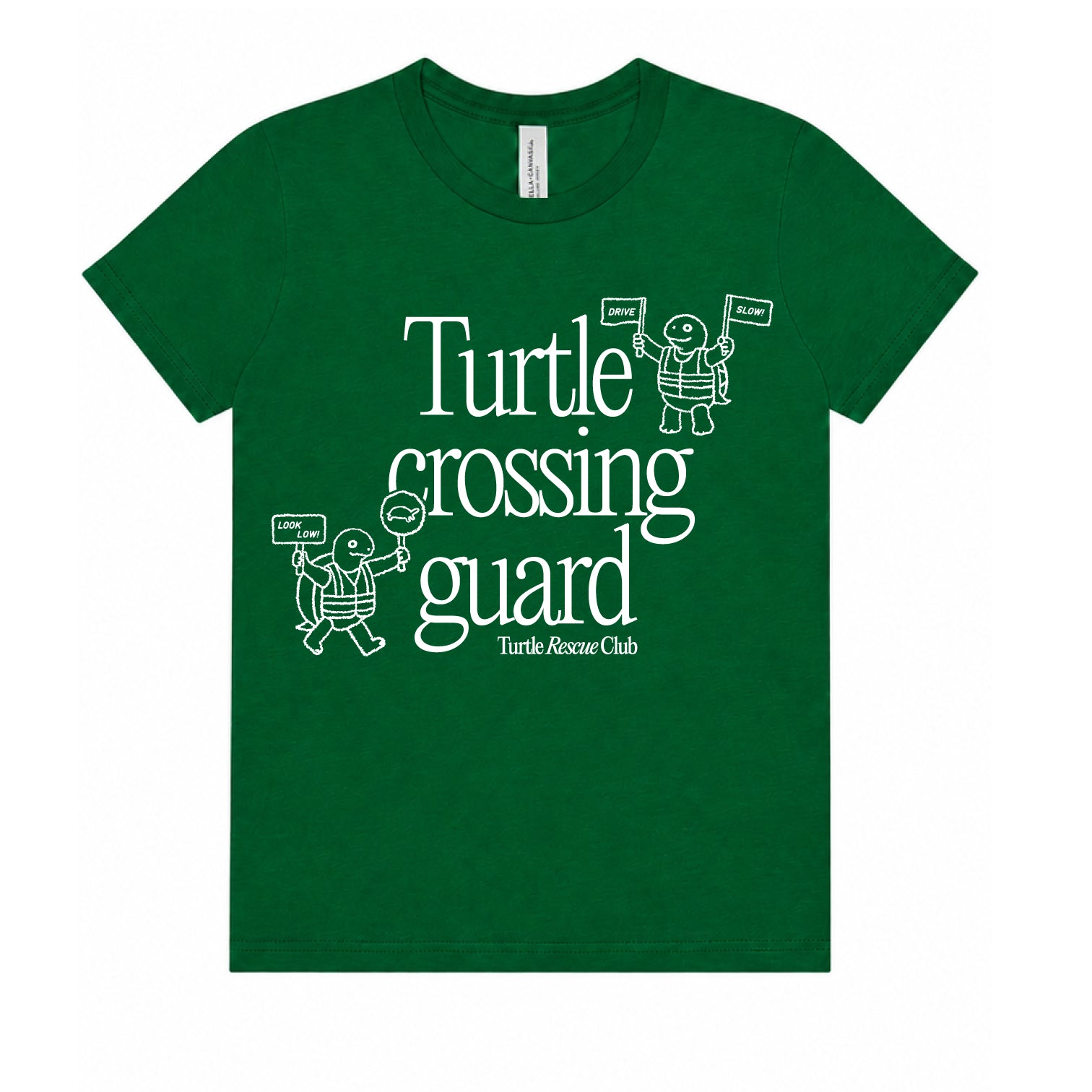 Kids Turtle Crossing Guard T-Shirt (Ages 6+)