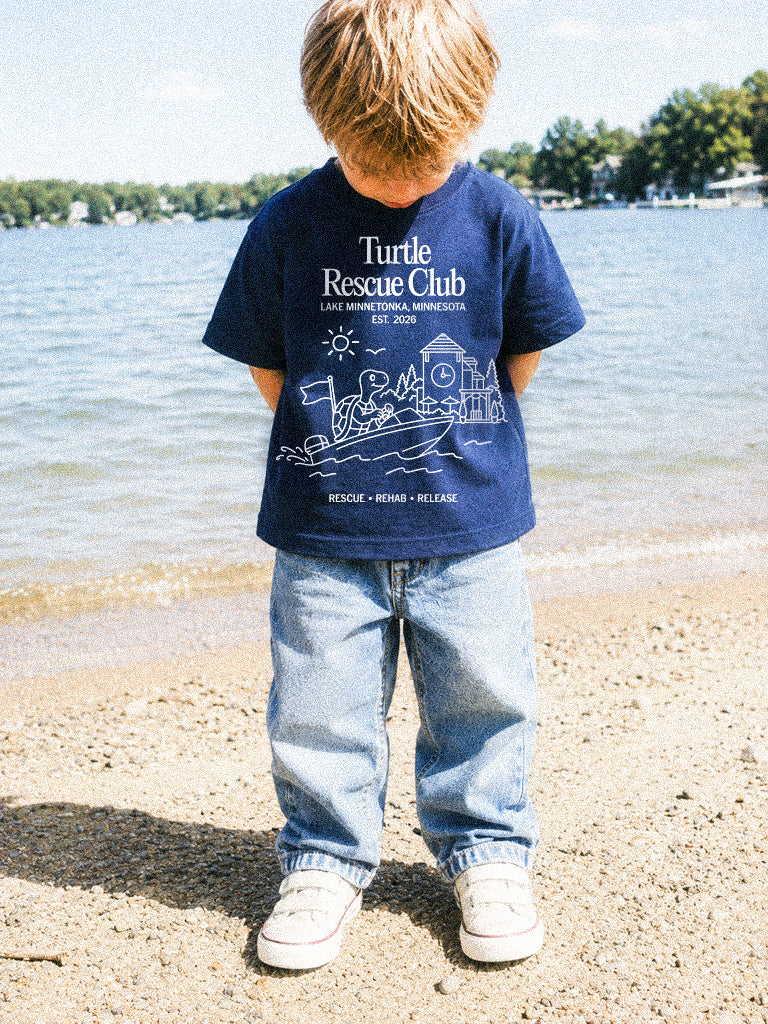 Lake Minnetonka Turtle Rescue Club Kids T-Shirt