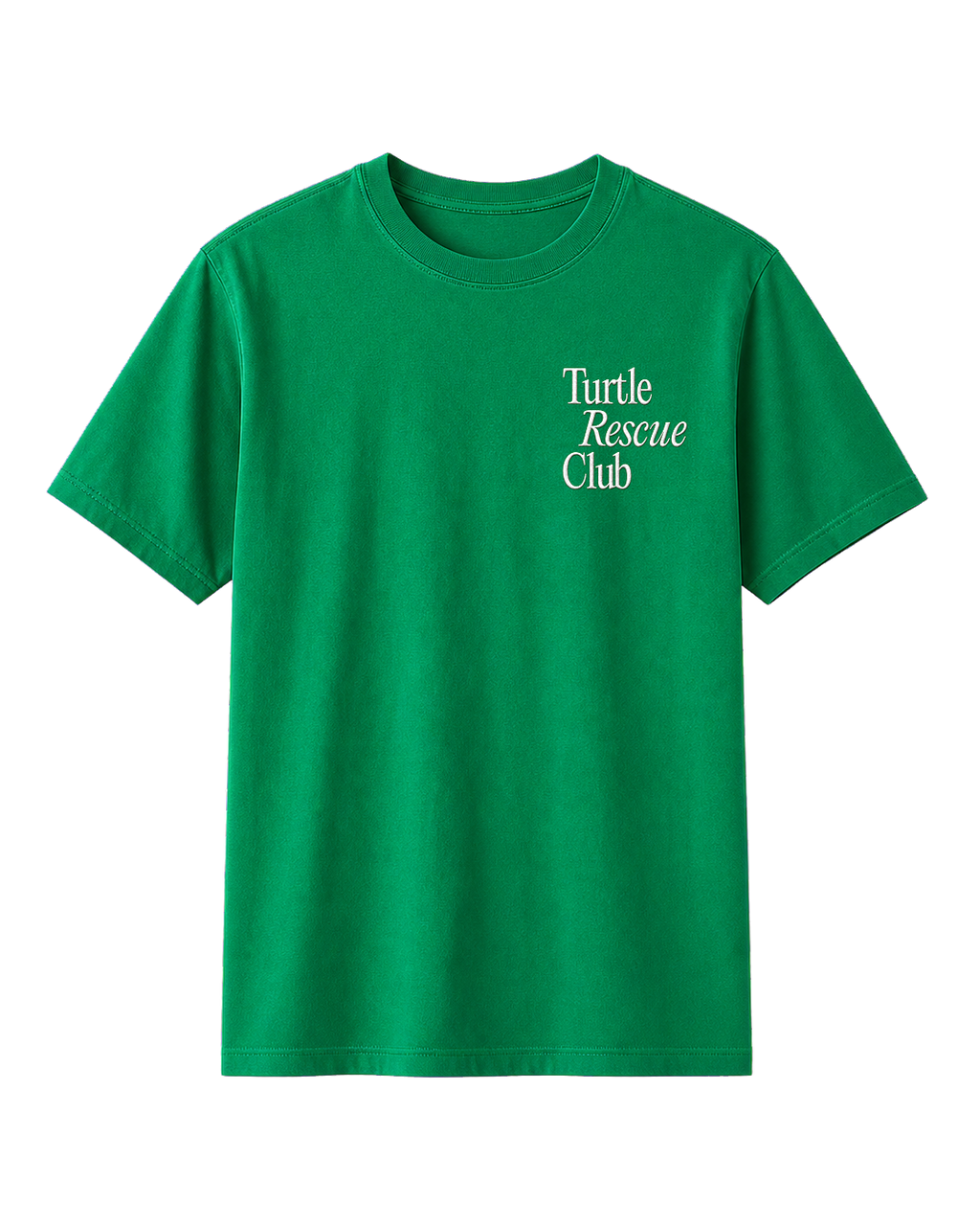Embroidered Turtle Rescue Club Signature T-Shirt