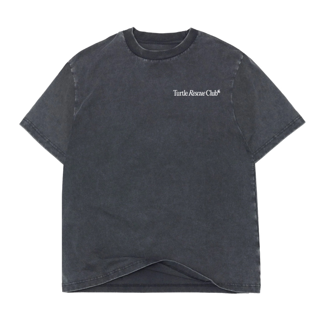 Adult Meet You at the Marsh Boxy Tee, Vintage Black: Preorder